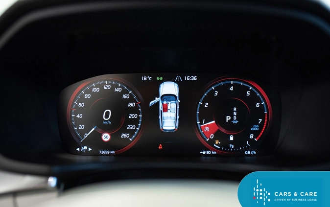 Volvo V60 cena 125900 przebieg: 73573, rok produkcji 2021 z Ryglice małe 277